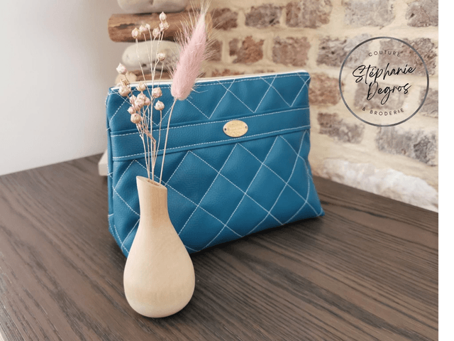 Trousse matelassée - plusieurs coloris