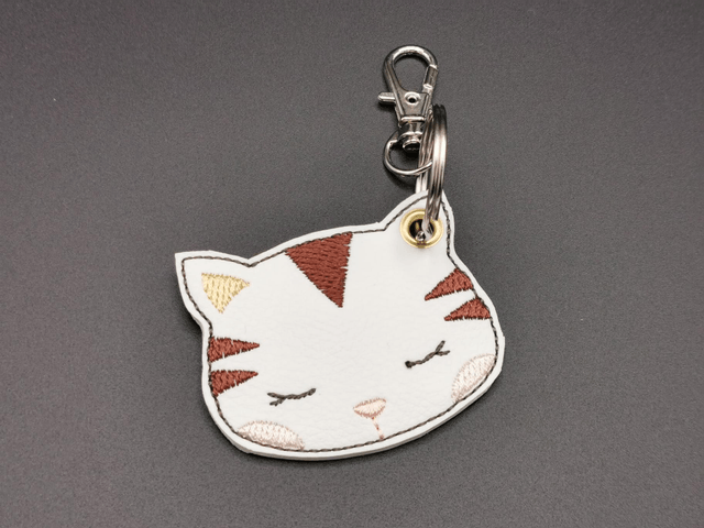 Porte-clés tête de chat