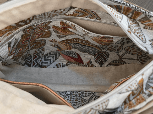 Sac à main en velours ras