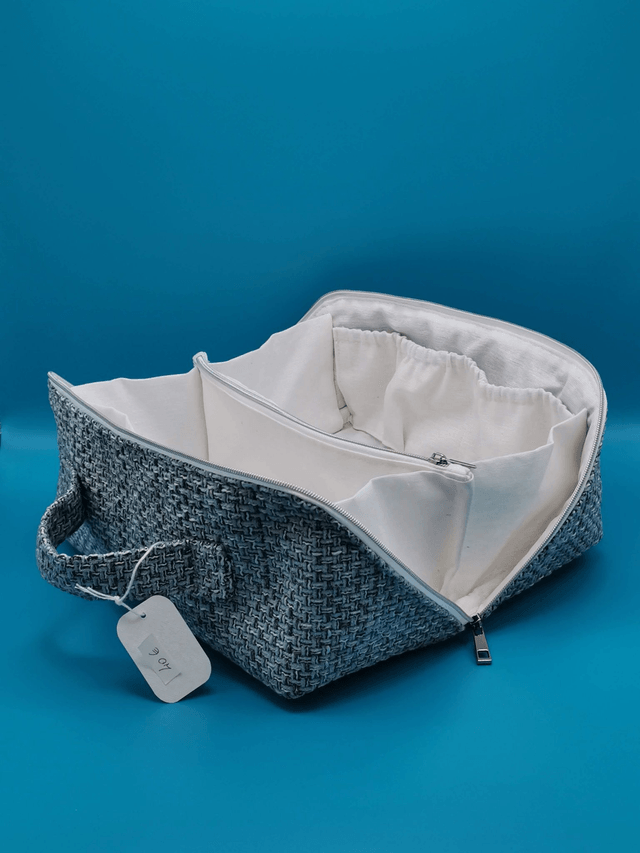Grande trousse de toilette - Ouverture à plat